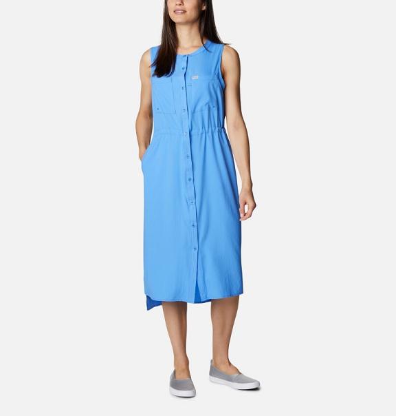 Columbia Womens Dresses Sale UK - PFG Tamiami Clothing Blue UK-481493